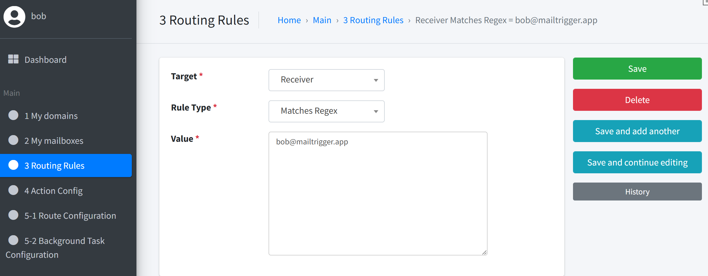 Rule creation